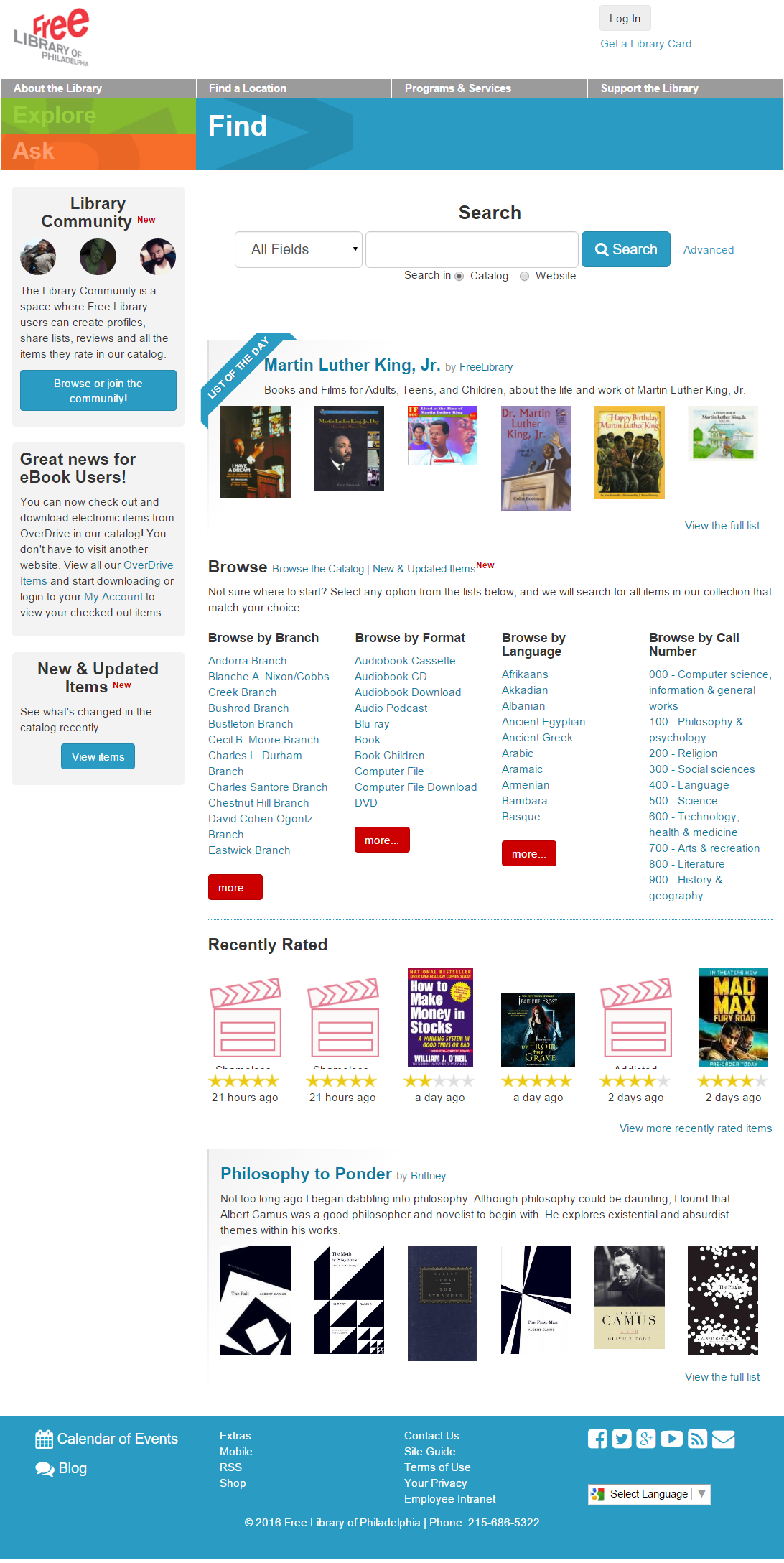 Online Catalog